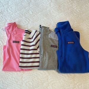 Bundle of 4 Vineyard Vines Pullovers